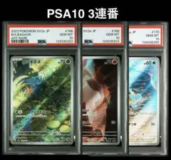 【PSA10】三連番御三家　フシギダネ　ヒトカゲ　ゼニガメ　ポケモンカード151