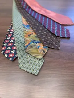 【古着】いろどりネクタイ6本セット
