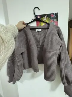 SNIDEL 茶色　カーディガン