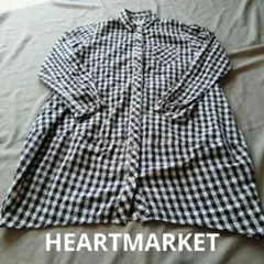 Heart Market チェック柄長袖チュニック