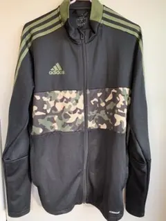 アディダス　TIRO トラックジャケット AOP ブラック×マルチ　Lサイズ