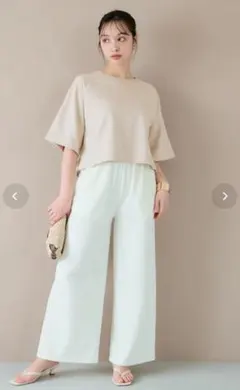 〈新品タグ付き〉コカ coca ミニ裏毛ラグランTシャツ グレー Sサイズのサムネイル