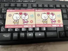 【カードダス】サンリオキャラクターズ2 ハローキティ・ディアーダニエル2枚