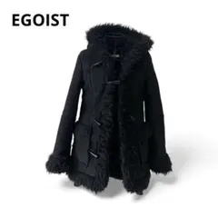 美品　EGOIST フェイクスエード　裏ボアジャケット　ブラック　　1