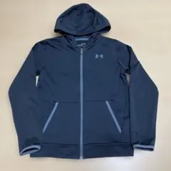 アンダーアーマー コールドギア ジュニアL 150黒 フルジップ パーカー