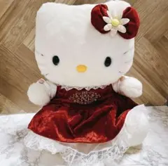 【若干黄ばみあり】サンリオ ハローキティ ぬいぐるみ レトロ