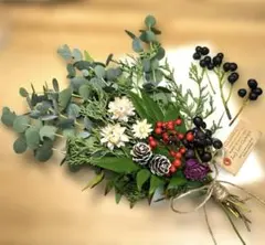 ✴️南天＆ユーカリ✨ナチュラルスワッグ　クリスマス　自然素材☆インテリア