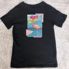 NIKE ナイキ Tシャツ 半袖 ロゴ フラミンゴ L ブラック