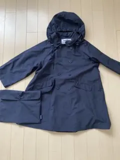 ファミリア　ネイビーレインコート　サイズ110cm