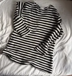 CLANE クラネ ボーダー ルーズ ロングスリーブ トップス　size2
