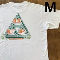 HUF Tシャツ トライアングル M 白 スケボー ハフ スケートのサムネイル