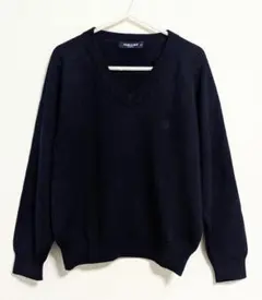 familiar ファミリア スクール Vネック セーター ニットウール120