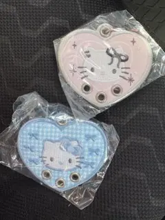 ハローキティ　刺繍カスタムキーホルダー　2個セット