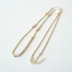 フォリフォリ コンビロングチェーン ネックレス