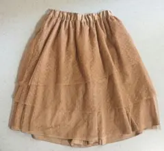 コムサイズム キッズ チュールスカート風キュロット130cm