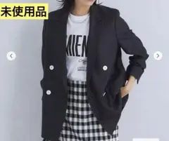 【新品・値下中❣️】グリーンレーベルリラクシング　リネンライク ダブルジャケット