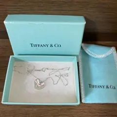 Tiffany & Co. 石入り オープンハート ネックレス アクアマリン - メルカリ