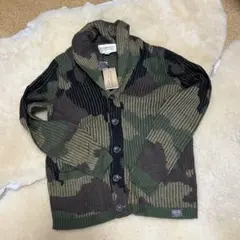 タグ付きRALPH LAUREN ラルフローレン ショール カーディガン迷彩Xs