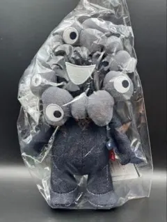 大阪関西万博　ミャクミャク　エドウィン大　ぬいぐるみ　EDWIN デニム　黒