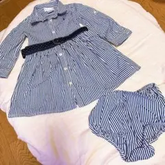 Ralph Lauren ストライプ シャツワンピース