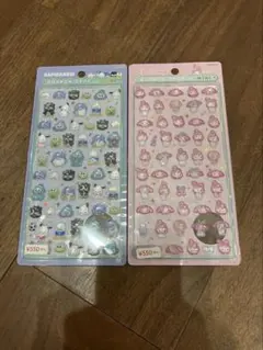 ボンボンドロップシールミニ　はぴだんぶい　マイメロ