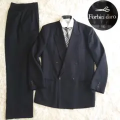 フォルビチドーロ セットアップ ダブルスーツ ダブルブレスト LL