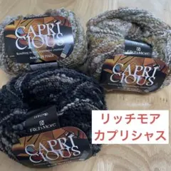 毛糸 変わり糸 ハマナカ リッチモア カプリシャス 2色3玉セット まとめ売りのサムネイル