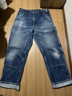 月末まで　W32 カーハート ダブルニー デニム パンツ