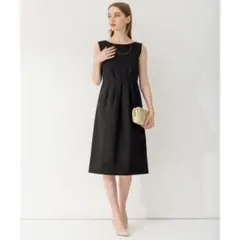 O391新品23区APPLAUDIRグログランロイヤル ドレス黒38￥33000