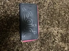 Xgirl黒 ピンク 長財布