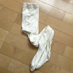 アプレレクールアイボリー キッズタイツ 110-120cm