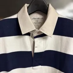 Eddie Bauer ストライプ ラガーシャツ S