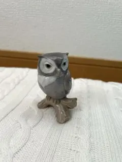リサラーソン ヴィンテージ フクロウ 陶器置物 フィンランド