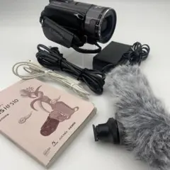 良品　Canon iVIS HF S10 ビデオカメラ 本体　集音マイク付きのサムネイル