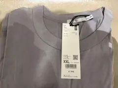 【新品タグ付】ユニクロ+J スーピマコットンオーバーサイズT グレー XXL
