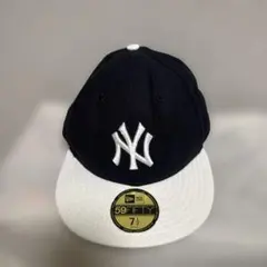 New Era 59FIFTY キャップ 7 1/2 ネイビー/ホワイト