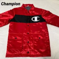 極美品♡チャンピオンコーチジャケット 中綿 アウター 赤 秋冬 防寒 S