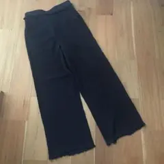 しまむら chicoコラボ Arc reve カラミオリフリンジパンツ L