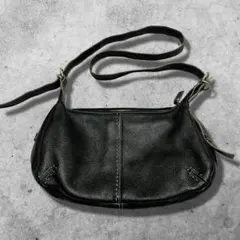 00s archive shoulder bag leather black