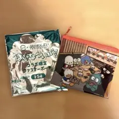 サンリオ はぴだんぶい　ポーチ　スシローコラボ