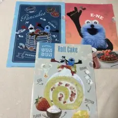 LOTTE×パペットスンスンクリアファイル3枚セット 　ローソン