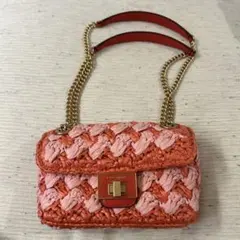 【最安値】kate spade 編み込みショルダーバッグ