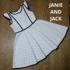 ジャニーアンドジャック 水玉 ドット ワンピース フリル 120 ～ 130