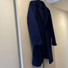 HARE ネイビー チェスターコート ウール系
