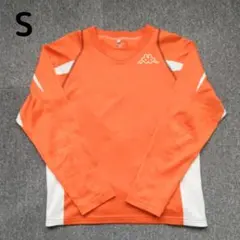 Kappa 長袖 レディース スポーツウェア トレーニング オレンジ