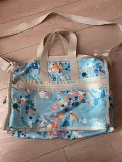 カラフルドット柄ボストンバッグ　レスポートサック