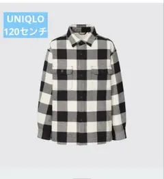 UNIQLO チェックシャツジャケット 120サイズ