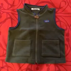 familiar size 80フリースベスト