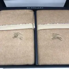 Burberry ウール毛布　2枚　未使用