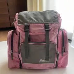 2 美品【Coleman】コールマン　リュックサック　ピンク　林間学校　修学旅行